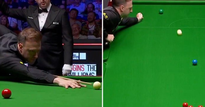 Judd Trump produces outrageous fluke against Mark Williams