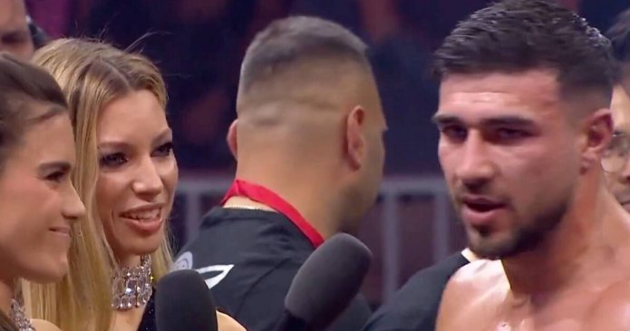 Tommy Fury makes awkward Jake Paul U-turn moments after triumphant comeback