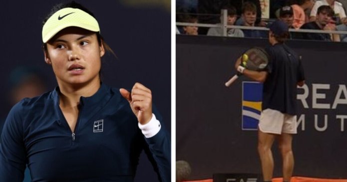 Emma Raducanu makes worrying statement at Italian Open as star confronts fan