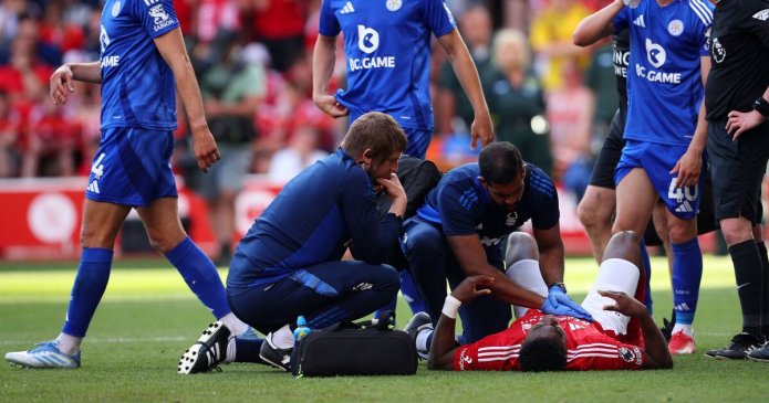 Nottingham Forest star Awoniyi ‘in induced coma’ as update on surgery given