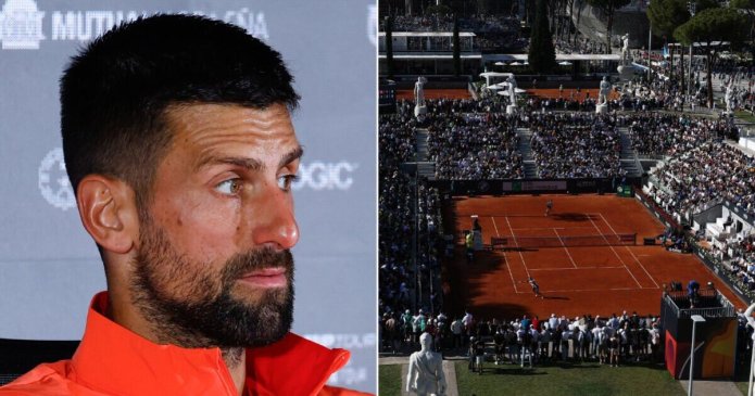 Novak Djokovic seen with new coach as Italian Open chiefs branded 'disgraceful'