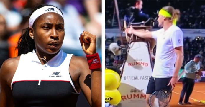 Alexander Zverev launches angry complaint as Coco Gauff issues apology