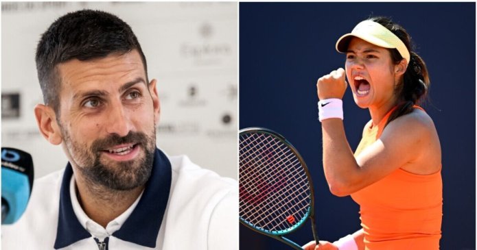 Novak Djokovic makes Andy Murray confession as Emma Raducanu warned