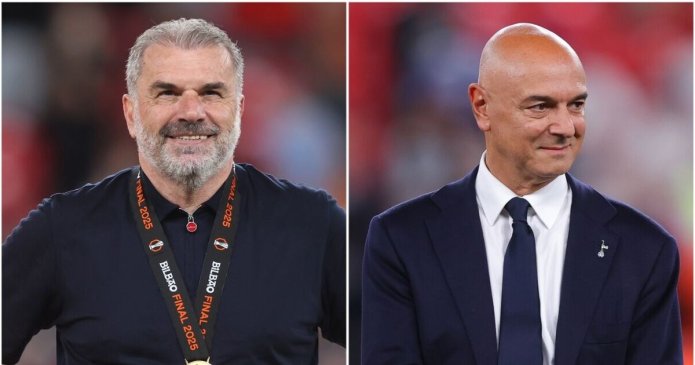 Tottenham boss Ange Postecoglou heading overseas as Levy makes telling statement