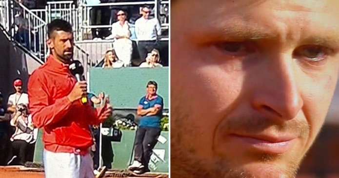 Novak Djokovic brings opponent close to tears with classy reaction to 100th win