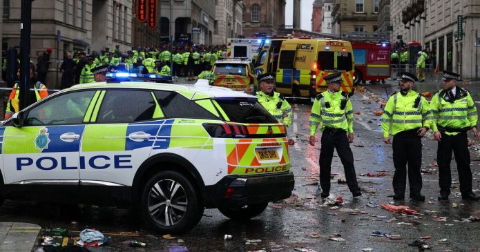 Liverpool car crash injuries confirmed as four children struck, 27 hospitalised