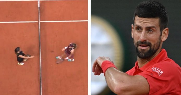 French Open star throws object at opponent as Djokovic fires 'spy' accusation