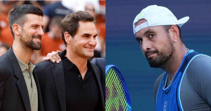 Tennis LIVE - Djokovic shares Federer link-up as Kyrgios adds to backlash