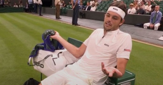 Wimbledon match suspended and players taken off court as loud boos erupt