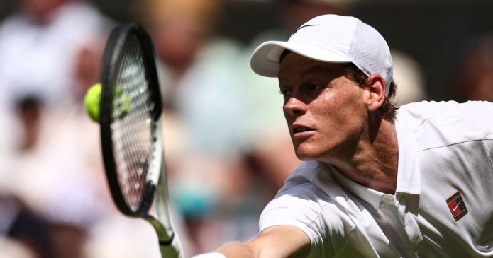 Jannik Sinner sends message to Alcaraz in Luca Nardi demolition at Wimbledon