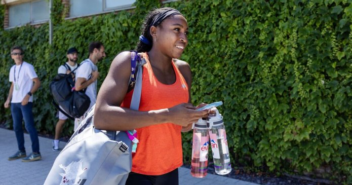 Coco Gauff removed from Wimbledon Centre Court as organisers take action