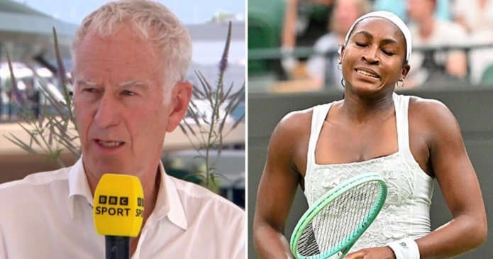 Wimbledon LIVE: John McEnroe scolds BBC pundit as Coco Gauff removed from court
