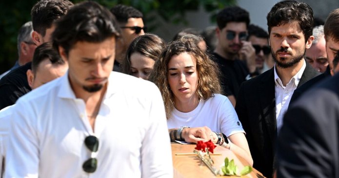 Emotional scenes at Diogo Jota funeral as heartbroken wife carries his coffi