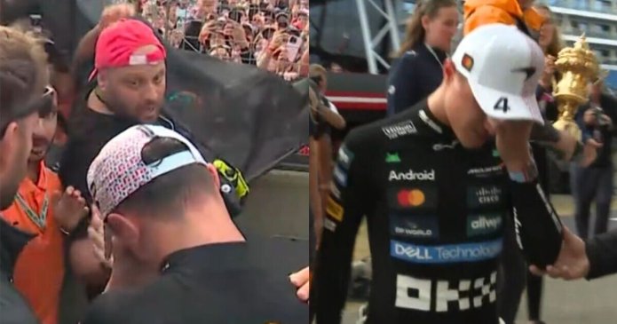 Lando Norris left with nasty face wound as British GP celebrations disrupted