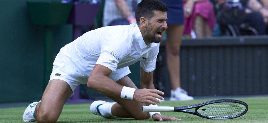 Novak Djokovic makes worrying comment after nasty fall as Wimbledon hopes rocked