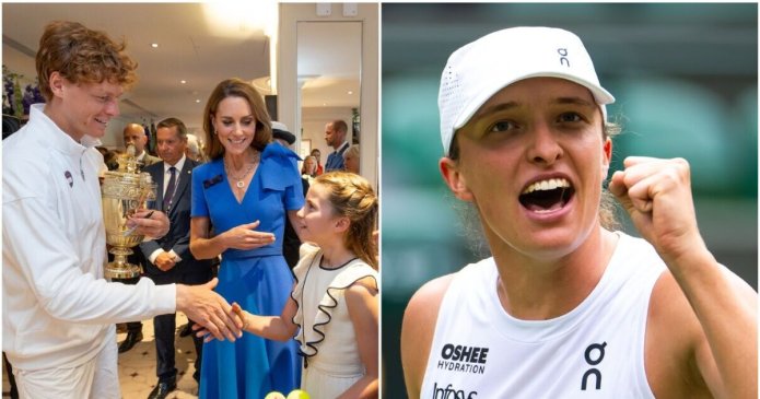 Jannik Sinner stumped during Wimbledon royal meeting as ‘ugly comment’ slammed