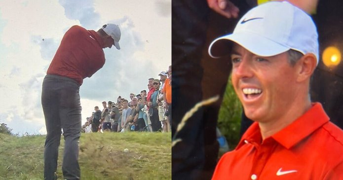 Rory McIlroy involved in bizarre Open moment as officials get involved