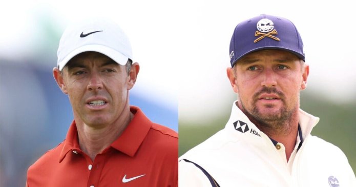 Rory McIlroy in weird Open moment as Bryson DeChambeau aims fiery rant