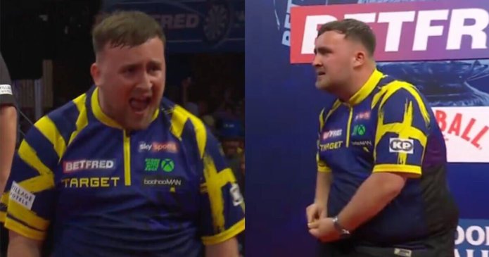 Luke Littler explains emotional gesture after chaotic World Matchplay comeback