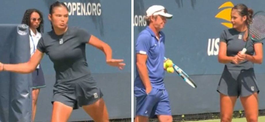 Raducanu hits practice court straight after win as new coach cracks the whip