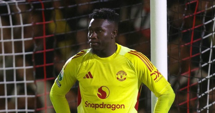 Andre Onana makes another howler as Man Utd keeper embarrassed in Cameroon match