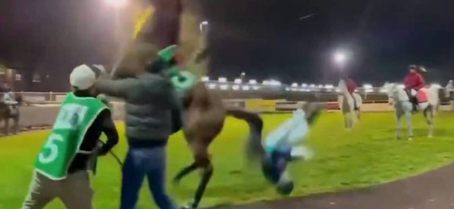 Jockey headbutted by horse in terrifying incident as health update released