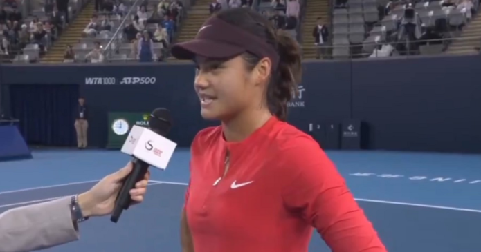 Emma Raducanu leaves China Open crowd astonished with on-court speech