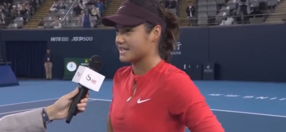 Emma Raducanu leaves China Open crowd astonished with on-court speech