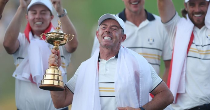 Rory McIlroy received text from Trump moments before viral Ryder Cup video