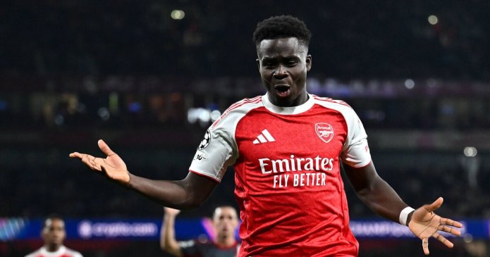 Arsenal's Andrea Berta eyes next transfer after Bukayo Saka switches role