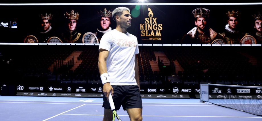Carlos Alcaraz makes Six Kings Slam point as world No 1 hits back at critics