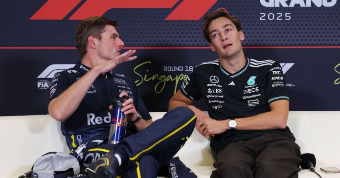 George Russell tells Max Verstappen he can't win if F1 champion joins Mercedes