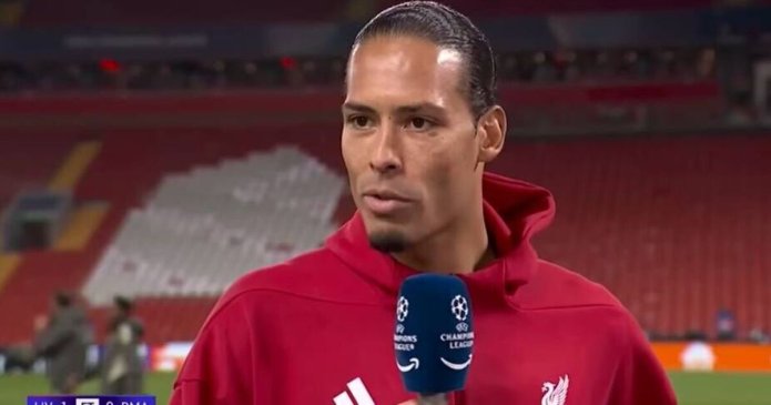 Van Dijk singles out two Liverpool team-mates ahead of crunch Man City clash