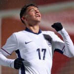 Man Utd wonderkid scores first England goal after promotion to senior camp