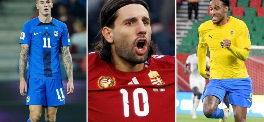 The 11 top stars missing 2026 World Cup including Liverpool and Man Utd players