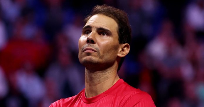 Nadal returns to tennis court with WTA star one year after tearful retirement
