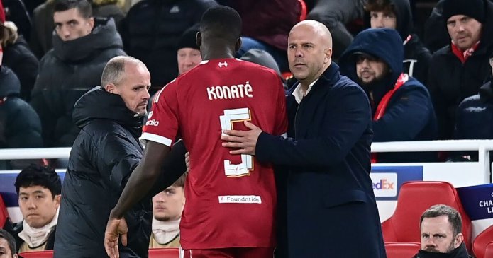 Arne Slot must drop three Liverpool players to save himself from Anfield sack