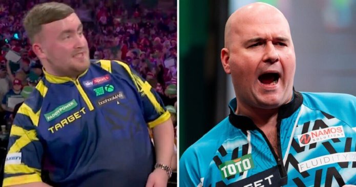 Darts LIVE: Luke Littler attacked on stage as star booed by Ally Pally