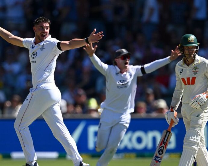 Australia all out for 371 in day two of the third test