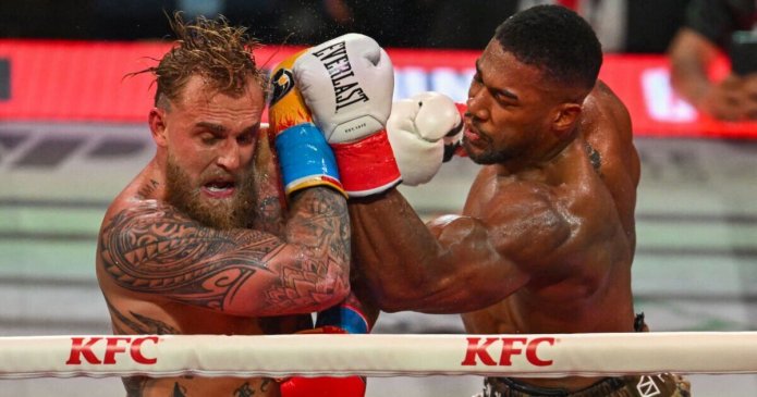 Anthony Joshua and Jake Paul to lose £58m boxing prize money after knockout