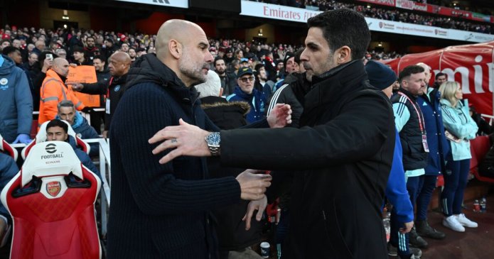 Arsenal and Man City's next 5 Premier League fixtures as Arteta gets title boost
