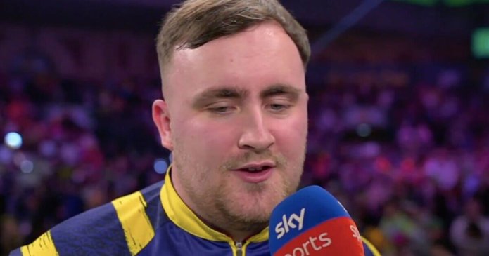 Luke Littler's message to Anthony Joshua after darts star pays tribute on TV