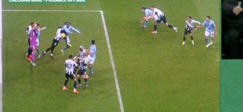 Man City left reeling after goal disallowed by VAR for 'subjective offside'