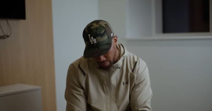 Joshua holds back tears as boxer gives emotional interview after fatal crash