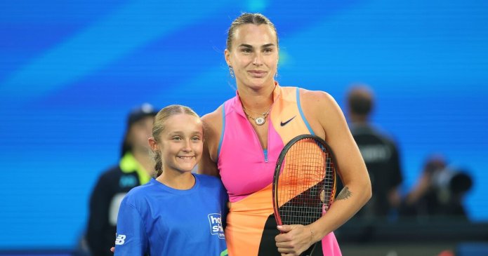 Parents fume as daughter, 10, thrown into Sabalenka saga at Australian Open
