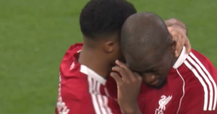 Reason Ibrahima Konate broke into tears after scoring for Liverpool