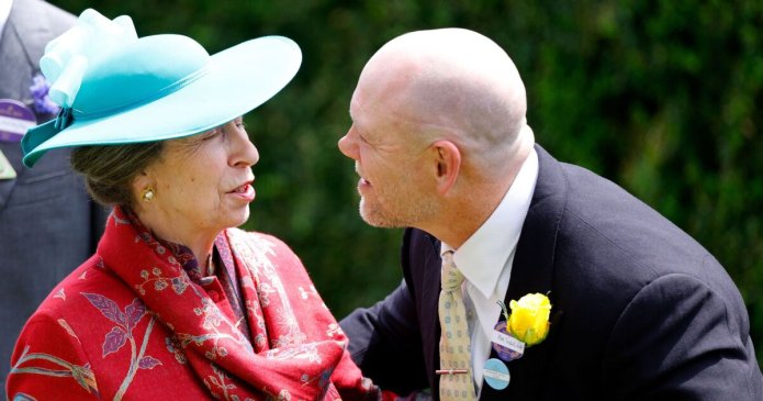 Princess Anne told Mike Tindall to 'move on' after he got one over his mother...