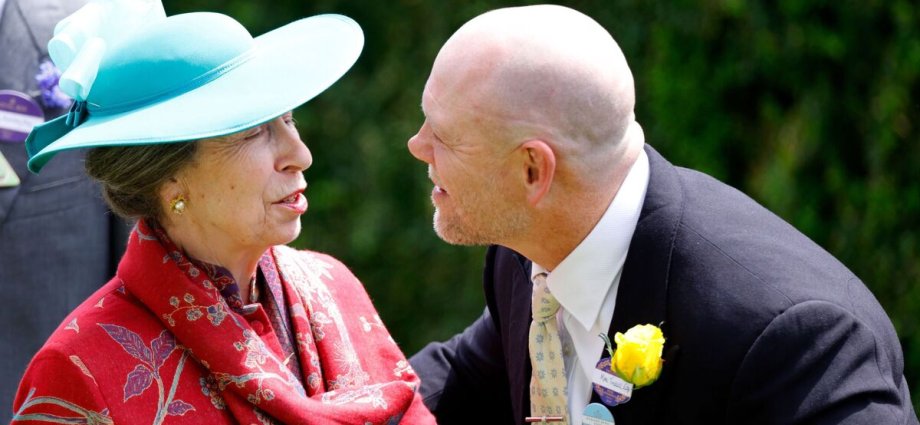 Princess Anne told Mike Tindall to 'move on' after he got one over his mother...
