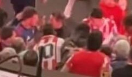 Ben White clashes with Diego Simeone in tunnel as furious Arsenal brawl erupts