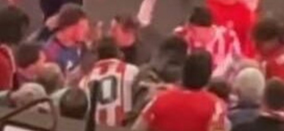 Ben White clashes with Diego Simeone in tunnel as furious Arsenal brawl erupts